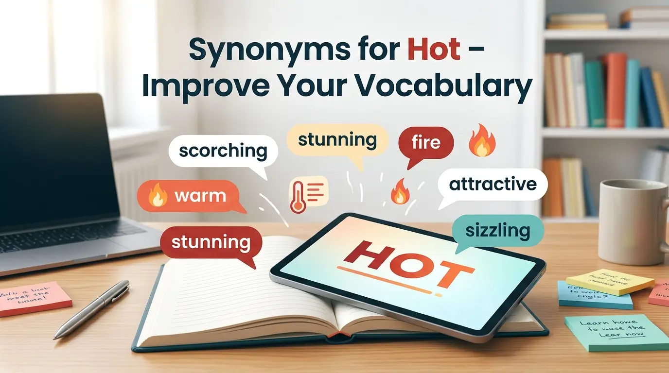 synonyms for hot examples