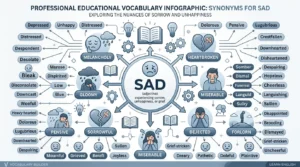 synonyms for sad list
