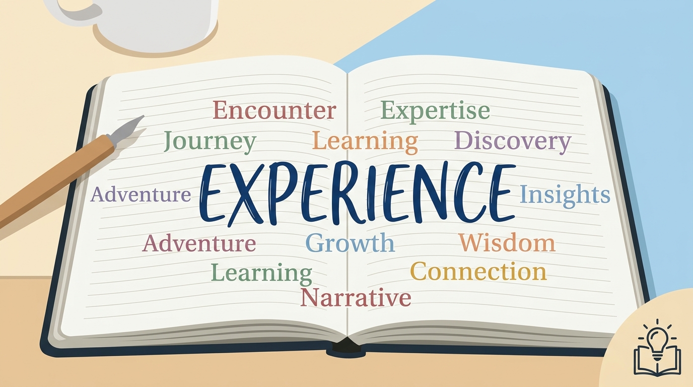 synonyms for experience examples