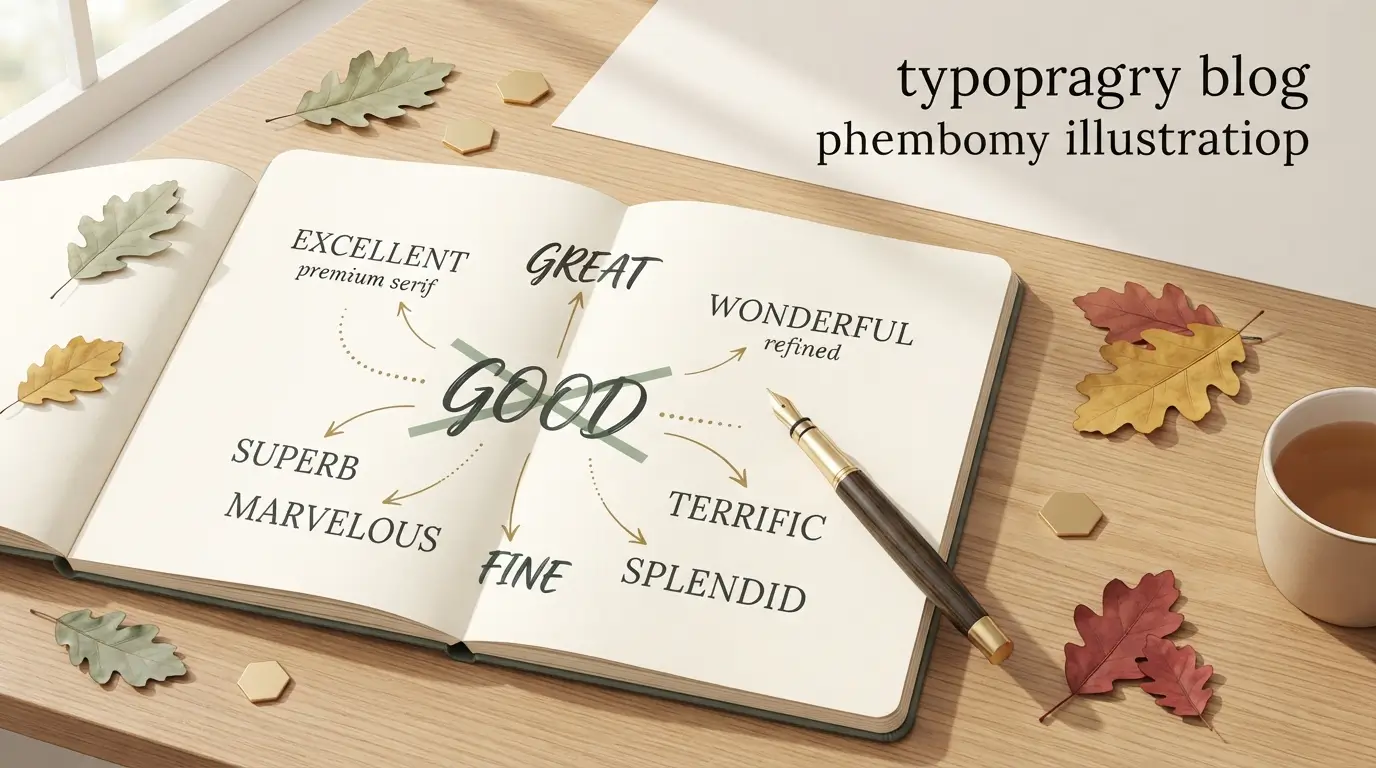 synonyms for good list