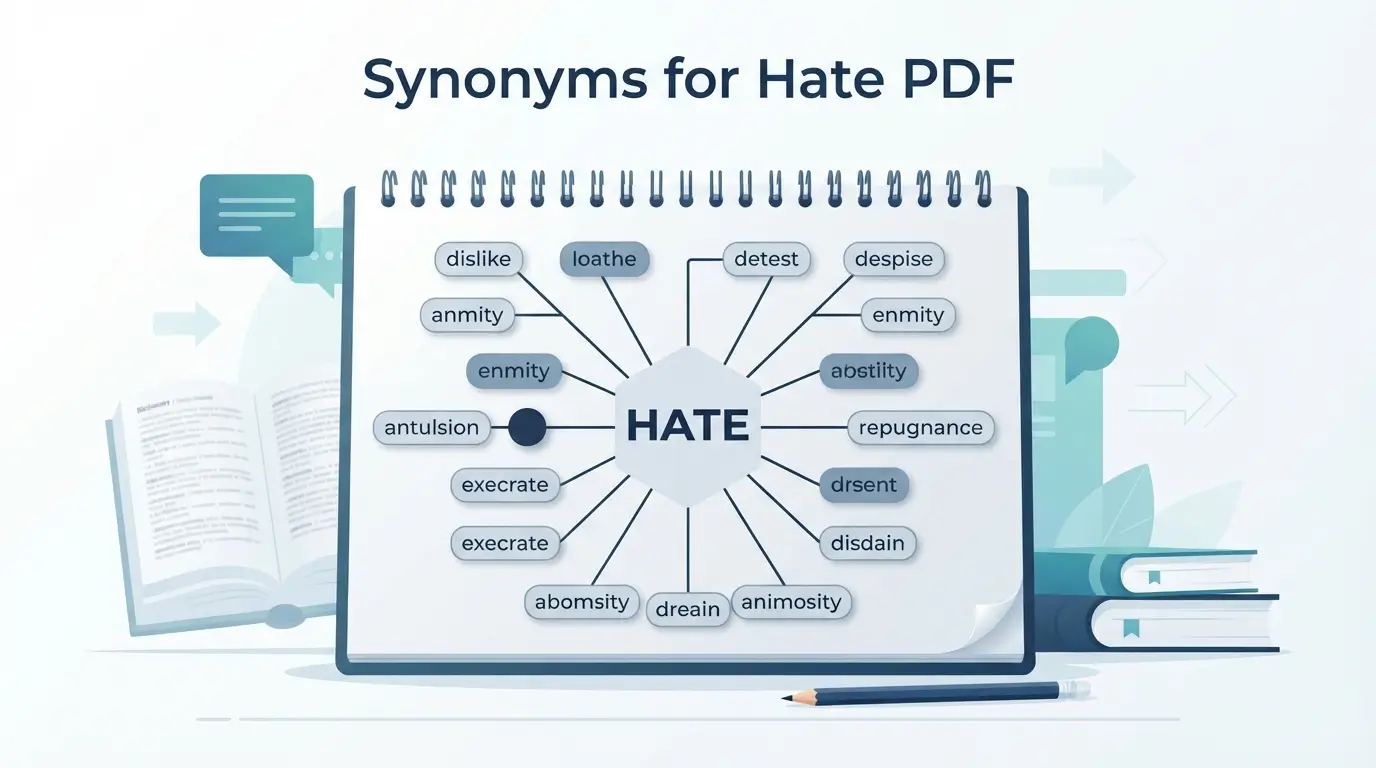 synonyms for hate pdf