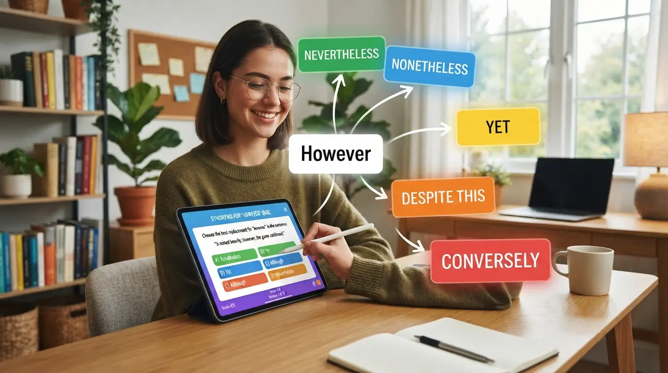 synonyms for however quiz