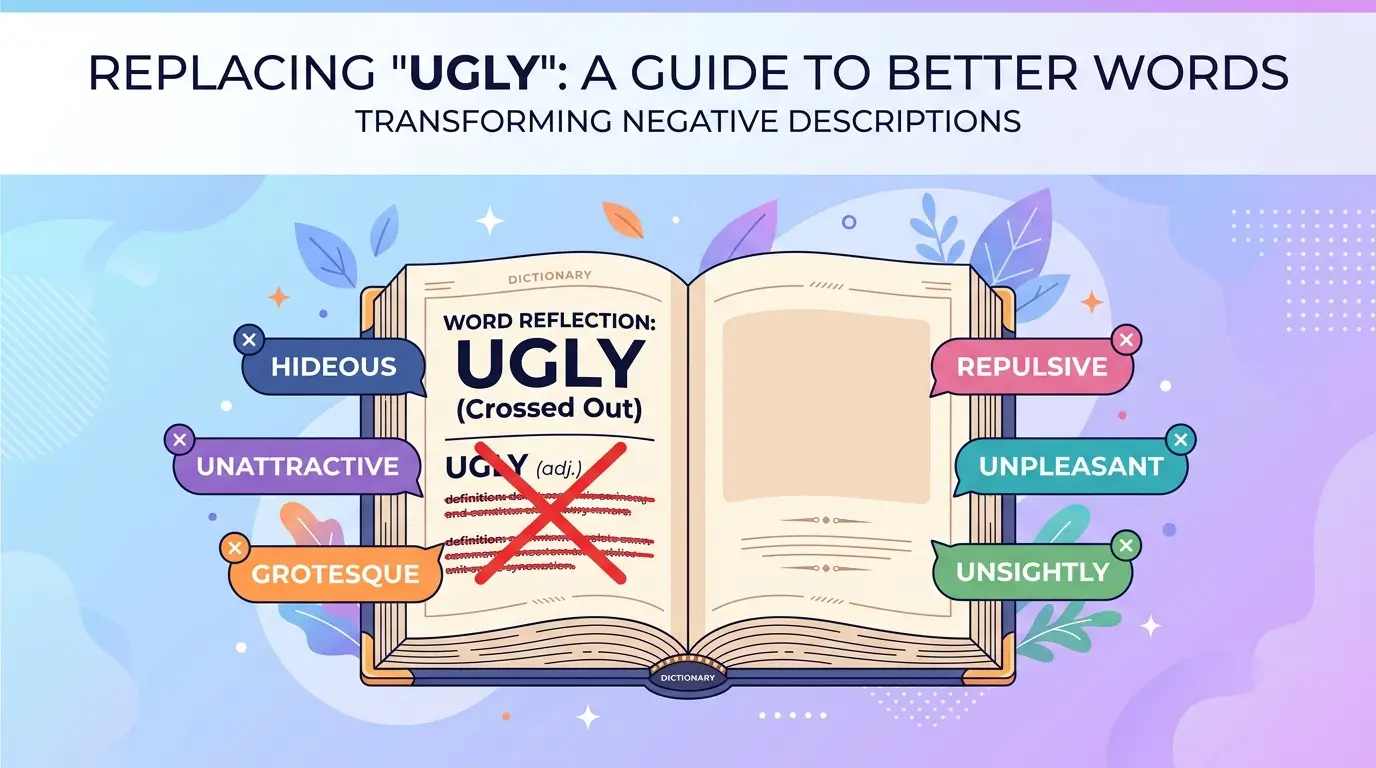 synonyms for ugly list